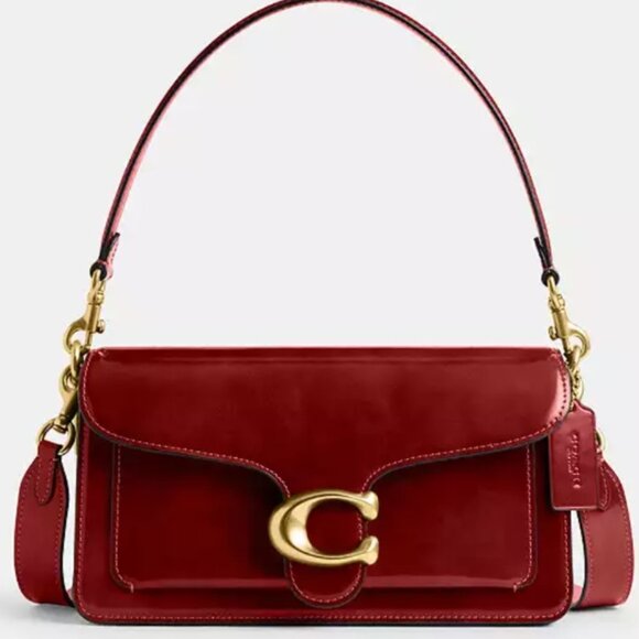 In Search Of Coach Spazzolato Leather Tabby 26 - Dark Neutral - Picture 3 of 3